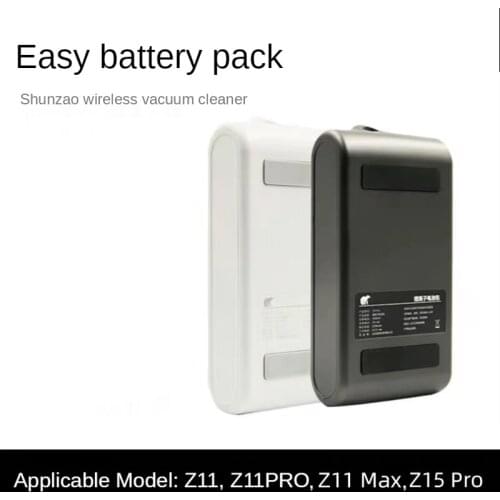 Battery Pack HEPA Filter Sets Floor Haircut Brush Accessories for Xiaomi Mijia Youpin Shunzao Z11/Z11 Pro Vacuum Cleaner