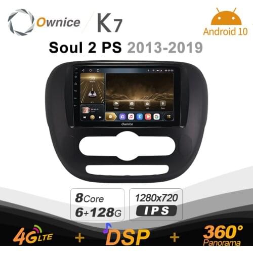 Ownice K7 2din Car Radio Android 10.0 Multimedia Video Player for Kia Soul 2 PS 2013-2019 GPS Navigation 8 Core 4G LTE 5G WiFi