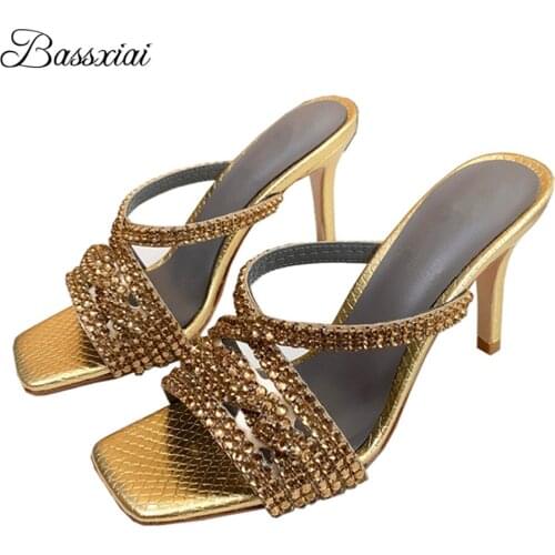 BASSXIAI Womens High-heeled Shoes