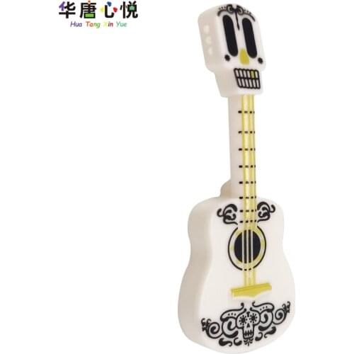 Locking MOC Bricks Mini Guitar Set Sale Building Blocks Toys for Children Assemble City Block DIY Parts Learning Gifts