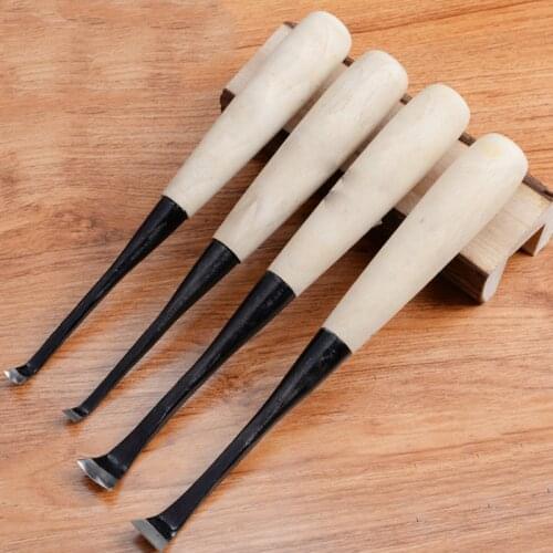 Woodworking Arc Carving Chisel High Quality Flat/Round Chisels Woodworking Craft Graver Cutter DIY Hand Tool