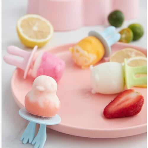 GY Ice-Cream Mould Household Homemade Silicone Make Sorbet Popsicle Ice Cream Childrens Ice Tray Ice Grinding Tool