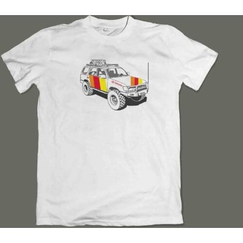 Japan Adventure Land Cruiser Off Road 4Runner Graphic Tee, MenS T-Shirt, White Color Brand Summer Men Cotton Clothing