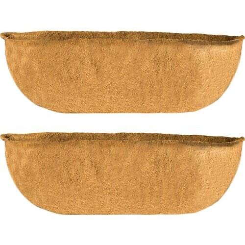 Flowerpot 24inch Hanging Basket Garden Plants Hanger Palm Lining Coconut Basin