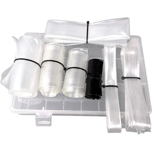 Boxed Heat Shrink Tube Combo Set 14mm 20mm 30mm 52mm 60mm 65mm 80mm for RC Model Receivers Batterys DIY Parts