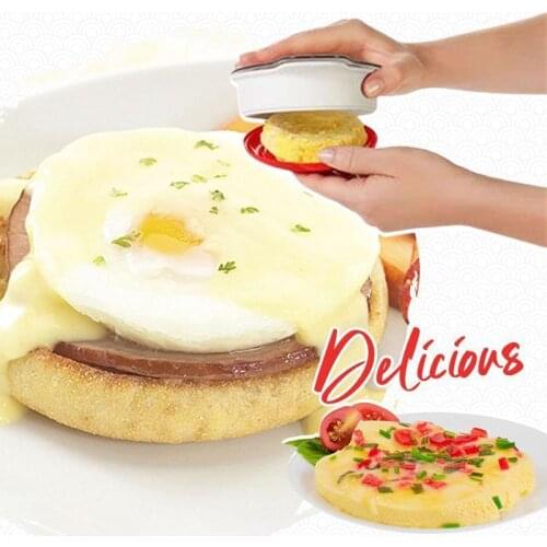 Microwave Heating Kitchen Tool Round Egg Steamer Cooking Mold Cooking Egg Tool Portable Kitchen Gadget