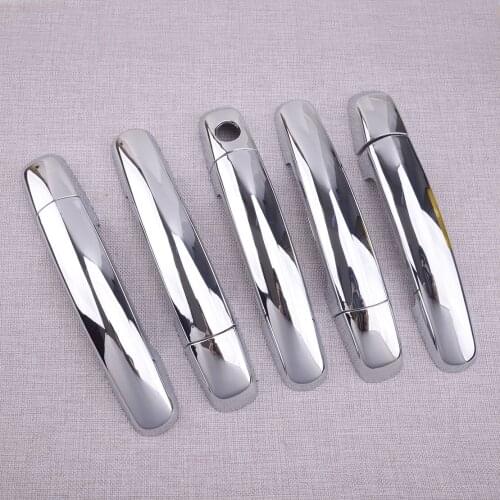 CITALL 10pcs 5-Doors Exterior Side Door Handle Cover Trim Fit for Suzuki Grand Vitara 2006 2007 2008 2009 2010 2011 2012 2013