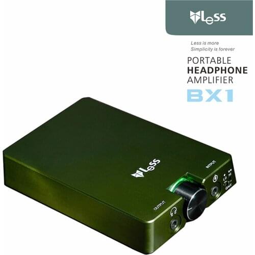 1 PCS Portable LESS BX1 full Discrete Single Amplifiers Output HI END Headphone AMP Full Earphones Headphone Amplifier Coin