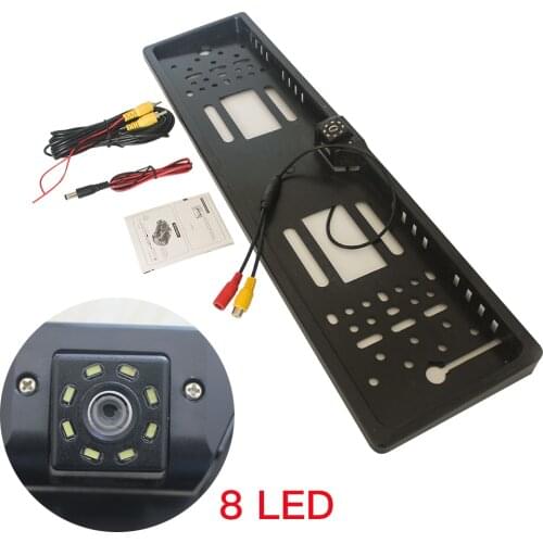 Vehicle license plate frame/camera license plate frame/License plate fixed frame /LED8 light camera license frame