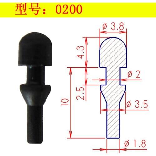 EPDM acid and alkali resistant rubber plug rubber cover damping pad dust proof rubber sealing hole plug 2mm