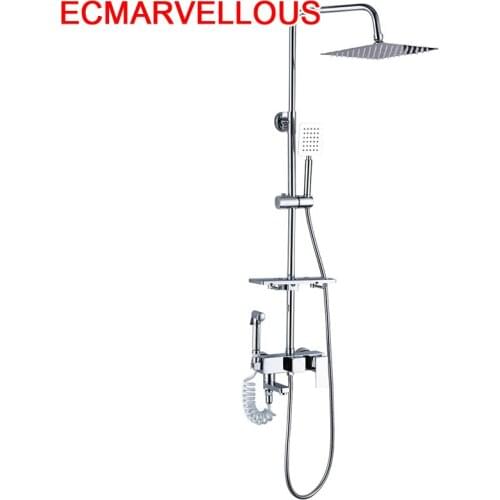 Lavabo Painel Regadera Electrica Piscina Conjunto Ducha Doucheset Prysznic Do Banheiro Eletrico Chuveiro Bathroom Shower System