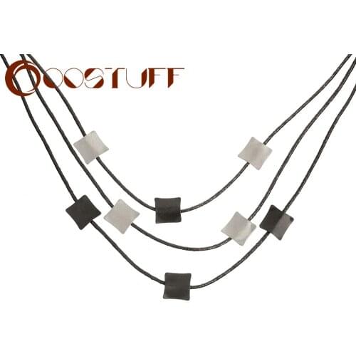 Vintage Neck Chokers Necklace with Suspension Big Square Pendants Decorative Jewelry for Women 2021 Fashion Accessories Things