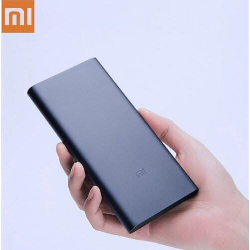 Xiaomi Power Bank 2i 10000mAh External Battery Bank 18W Quick Charge Powerbank PLM09ZM with Dual USB Output For Smart Phone