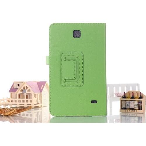 High Quality Litchi Slim Folio Stand PU Leather Cover Protective Sleeve Skin Case for Samsung Galaxy Tab 4 7.0 T230 T231 T235