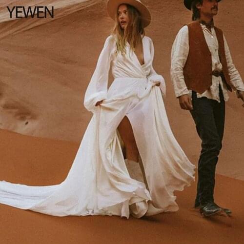 YEWEN Chiffon Wedding Dresses