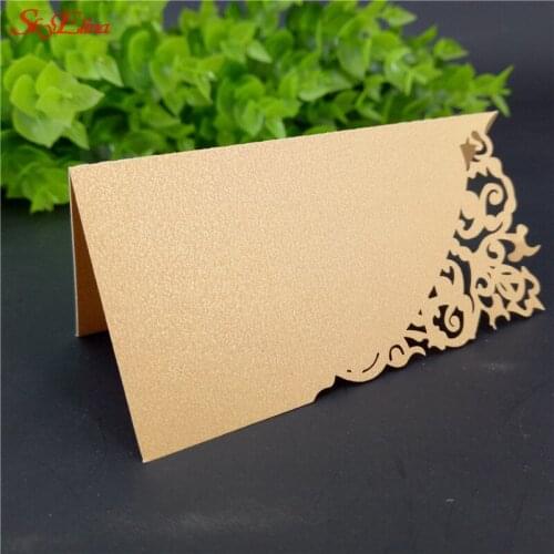 10PCS Name Place Cards Wedding Decoration Table Decor Table Name Message Greeting Card Event Party Supplies Paper Card 7ZSH870