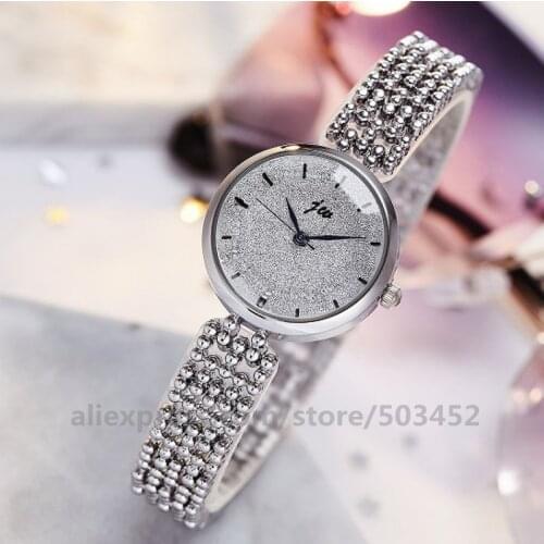 100pcs/lot 6986 Bracelet Women Watch Girl Sweet Wholesale Orologio Donna Fashion Lady Zegarki Damskie Diamond Mujer For Women