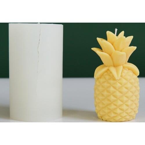 3D Pineapple Silicone Mold Candle Cake Molds Chocolate Candy Biscuits Moulds DIY Summer Party Cake Decorating Baking Tool