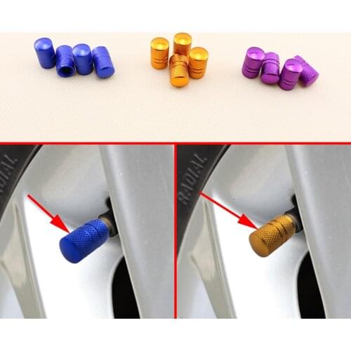 4 Pcs Universal Auto Accessories Wheels Tyre Tire Valve Stem Dust Air Caps Hat Dust Proof Cover Vehicle Car Decorate Parts