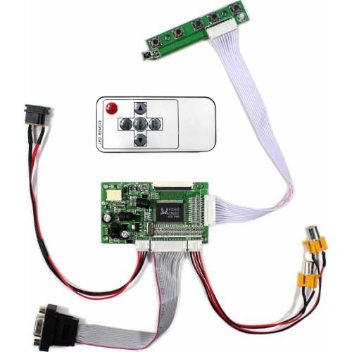8inch 800x600 AT080TN52 EJ080NA-05A EJ080NA-05B VGA+2AV LCD Controller Board with Remote