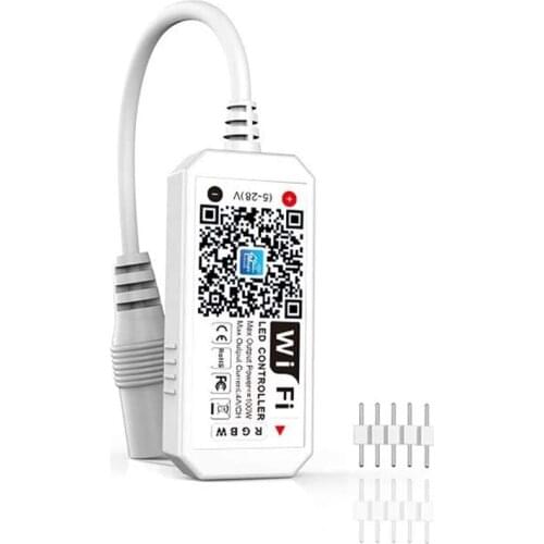 Promotion! RGBW LED LED Strip Controller,Bluetooth Wifi App Controlled, Dimmer Control For Android / IOS System, Strip Light Cha