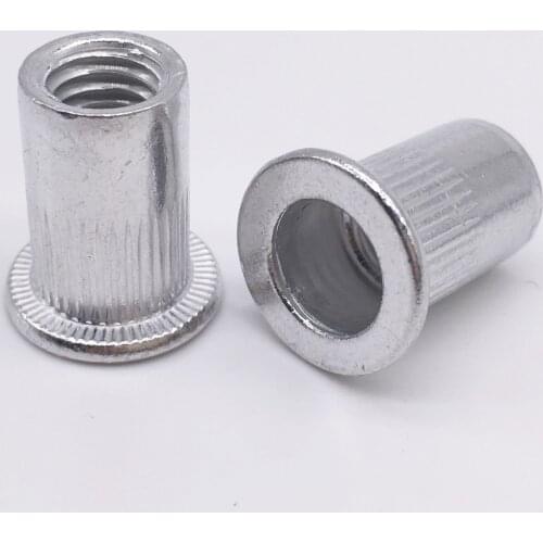 M4 Aluminum Rivets Nuts Threaded Inserts Nutserts Rivnut Pack 1000