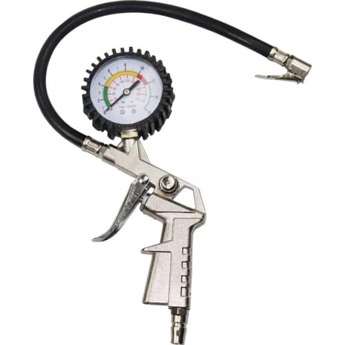 Auto Tire Pressure Gauge Pressure Gun Type For Air Compressor for Car Motorcycle SUV Inflator Pumps Tire Repair Tools