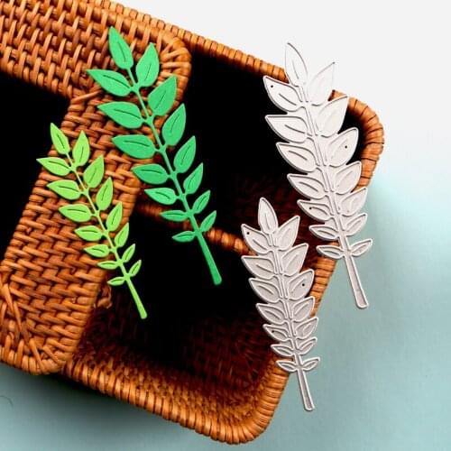 DUOFEN METAL CUTTING DIES tree carved leaves branches stencil DIY Scrapbook Paper Album 2021 new