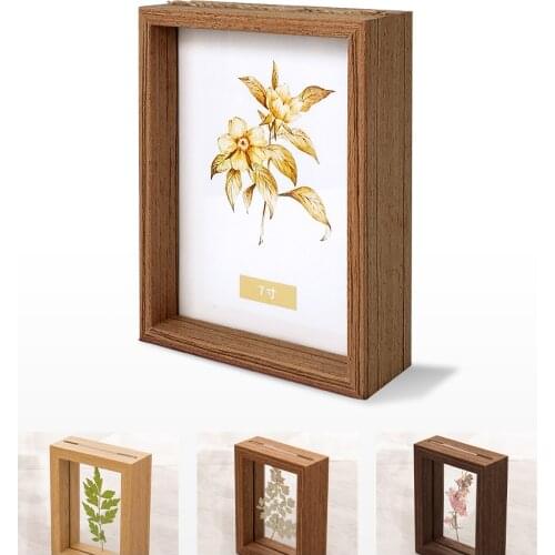 1PC 5 Inch 6 Inch 7 Inch Solid Wood Hanging Pendulum Dual-use Modern and Simple DIY Small Pendulum Photo Frame