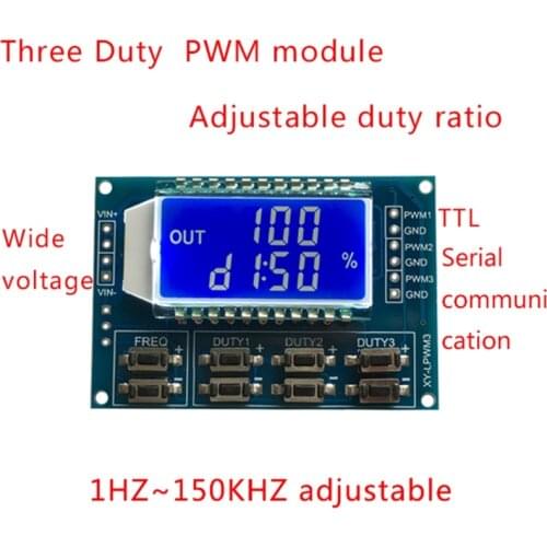 Signal Generator PWM Pulse Frequency Duty Cycle Adjustable Module LCD Display wholesale
