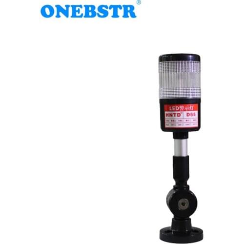 HNTD 24V LED Indicator Warning Signal Light Monolayer Multicolor Fold Type Often Bright Buzzer Flashing Free Shipping