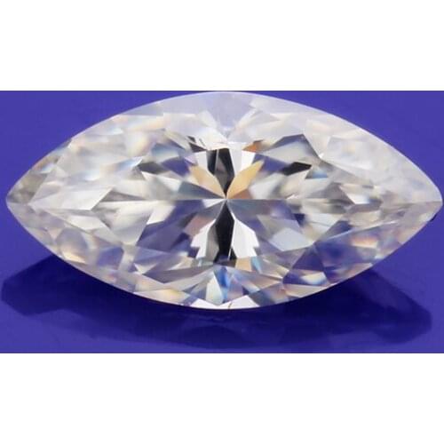 Beautiful marquise shape 6*3mm white I/J color loose beads moissanites decorative jewelry stones