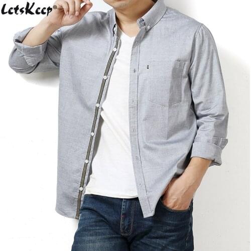 LetsKeep Men's Long Shirts