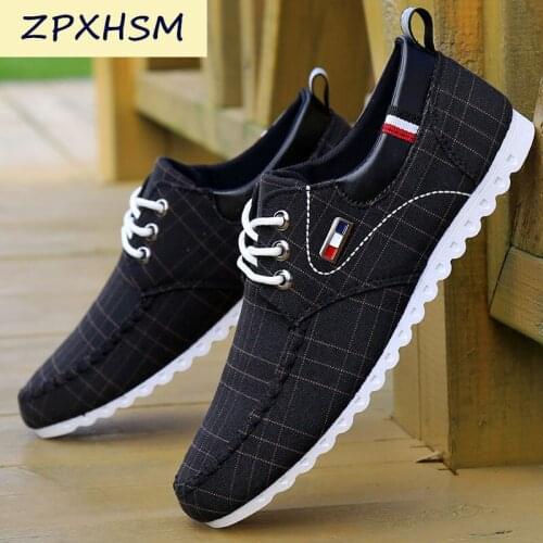 Fashion Shoes Walking Men Shoes Men Casual Shoes Spring Sweat-Absorbant Breathable Casual Shoes Canvas Men Driving Shoes 114