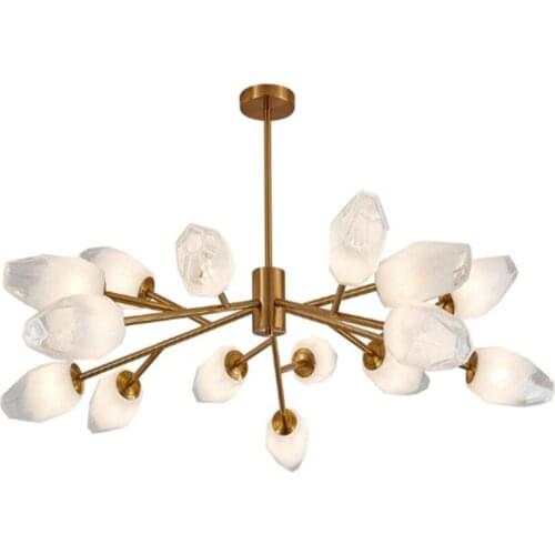 Nordic modern minimalist living room lamp creative magic bean molecular lamp light luxury dining room bedroom chandelier