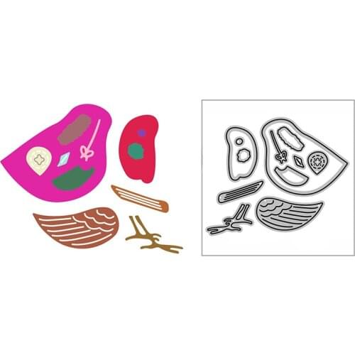 New Cute Bird Hat Ornament Craft Embossing Mold 2021 Metal Cutting Dies for DIY Decor Scrapbooking Album Card Making No Stamps