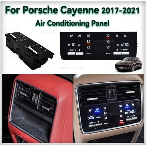 For Porsche Cayenne 2017-2021 Air conditioning controller Car Rear seat touch screen control Modification accessories