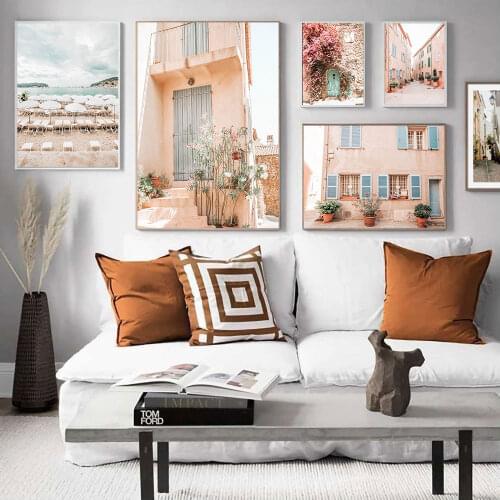 Nordic Poster Canvas Photography Urban Landscape Beach Architecture Street Painting Print Wall Picture Living Bedroom Home Decor