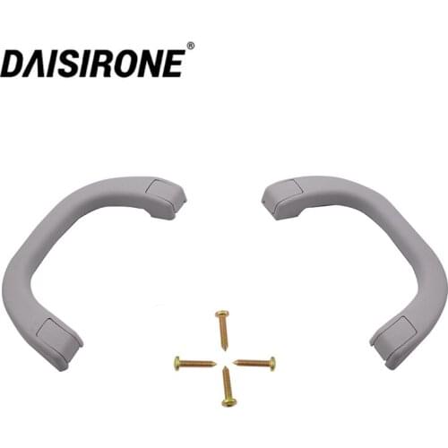 1 Pair Gray Roof Handle With Screws For Mitsubishi Pajero armrest V31 V32 V33 Montero Shogun MK3 MK2