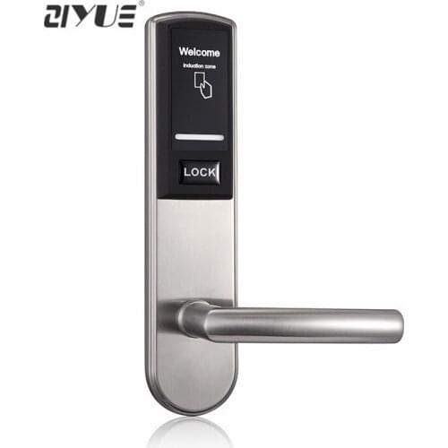 T5557 Card Electronic Digi Digital Electric Hotel Lock Card or mechanical key unlock ET105RF