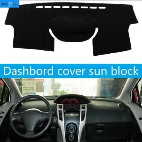For Toyota Vitz / Yaris Hatchback 2006 - 2011 Car Inner Auto Dashboard Cover Dashmat Pad Carpet Sun Shade Dash Board Cover Fit