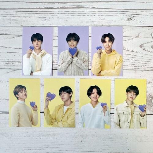 South Korean Groups K-POP Bangtan Boys Lomo Card PhotoCard Poster New Album BE Photo Card Small Card JUNG KOOK JIMIN SUGA V JIN