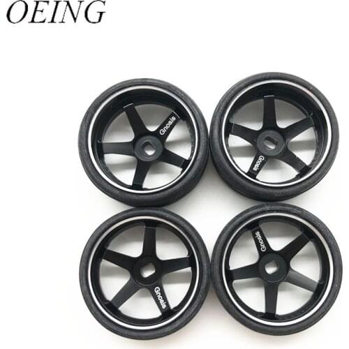 4Pcs/Set Draft Steady Tires With Big Wheel For Mosquito Cart MINI-Q MINI-Z DRZ MINI-D 1/28 Wltoys Upgrade Parts