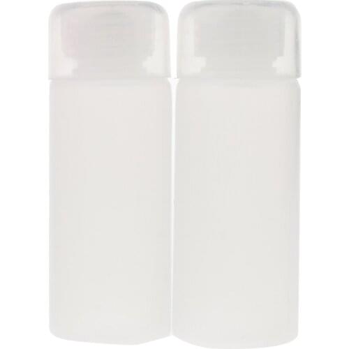 6PCS 30ml Clear Empty Refillable Silicone Tubes Bottle Packing Mini Bottles For Shampoo Cleanser Shower Gel Body Lotion