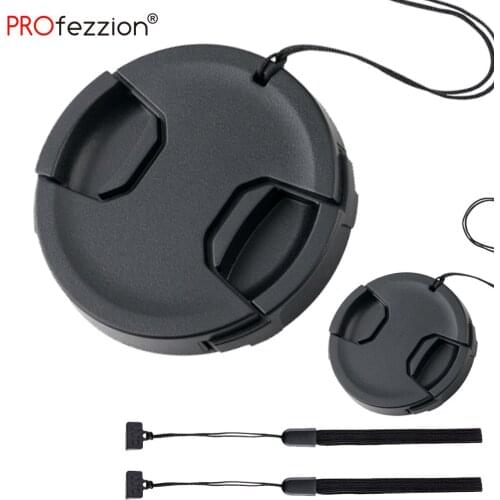 67mm Camera Lens Cap Protecter for Canon Eos 90D 800D 850D 1300D 1500D 3000D Nikon D5500 D5600 D500 D5 D6 D850 Lens Accessories