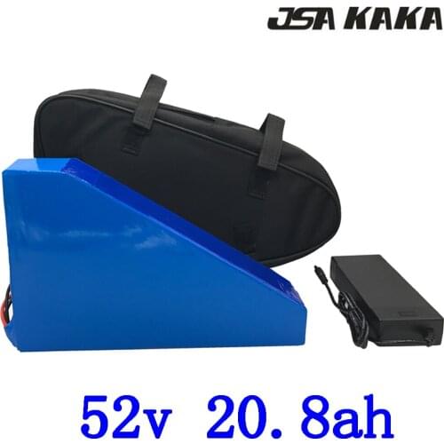 48V 52V 20AH Ebike Battery 52V 51.8V 20AH electric bicycle battery 51.8V 20AH Lithium Battery for 48V 1000W 1500W 2000W motor