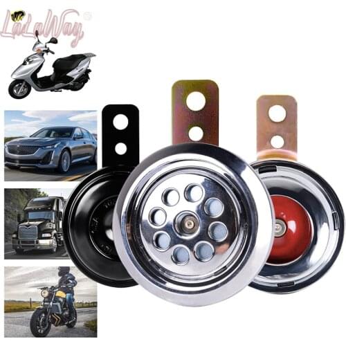 MOTO Auto Car Vehicle Horn with Bracket Universal 12V 105db Loud Dual Waterproof Horn for All Motorcycle,ships,Electric Moto