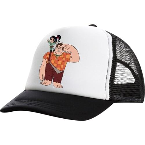 New Brand Snapback Baseball Cap Ralph Breaks the Internet Men Women Hip Hop Dad Mesh Hat Trucker Hat Dropshipping