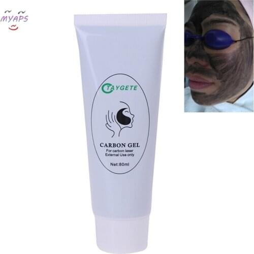 80ml Safe Carbon Cream Gel for Laser Skin Rejuvenation Skin Whitening Skin Deep Cleaning Moisturizing Face Cream Skin deep Care