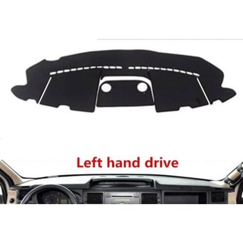 For Ford Transit 2017-2020 For Left-hand Drive 1PC Car Dashboard Mats Cover Sun Shade Dashboard Cover Capter Car Styling